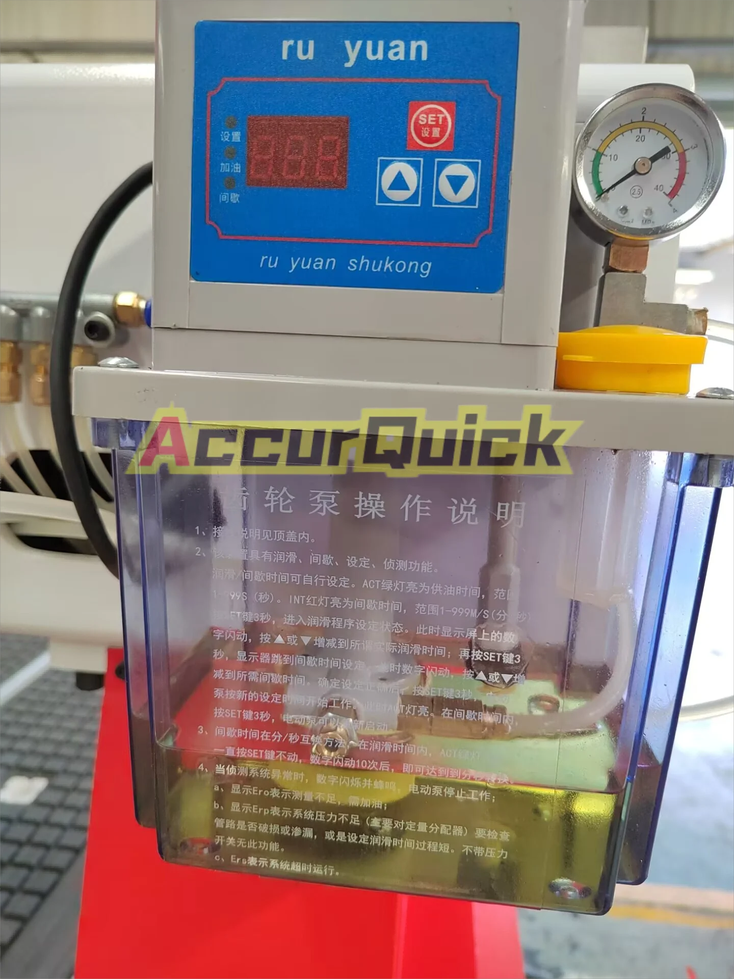 AccurQuick Automatic Tool Changing 2 Heads 3KW Water Cooling CNC Carving Machine