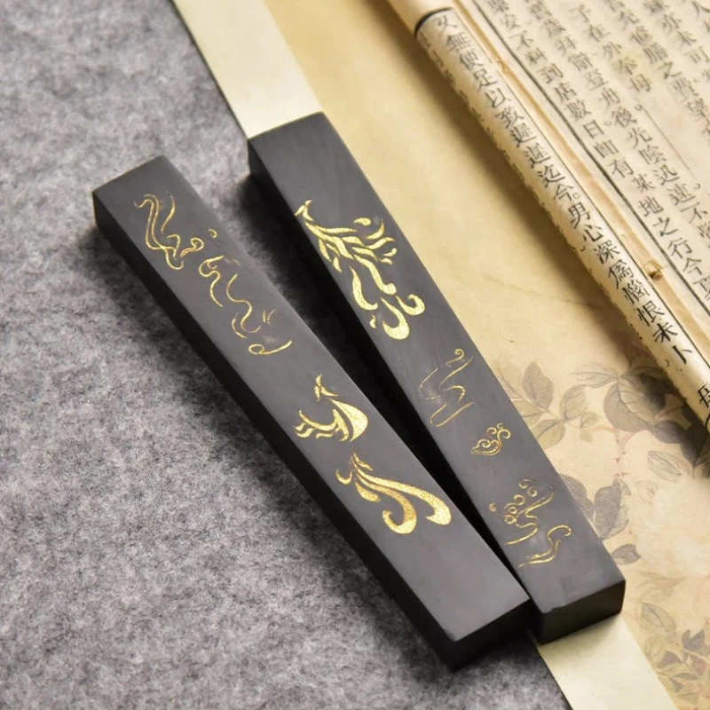 Chinese Inkstone Paperweight for Chinese Calligraphy Painting Four Treasures of the Study Desktop Stationery Ornament Art Tools