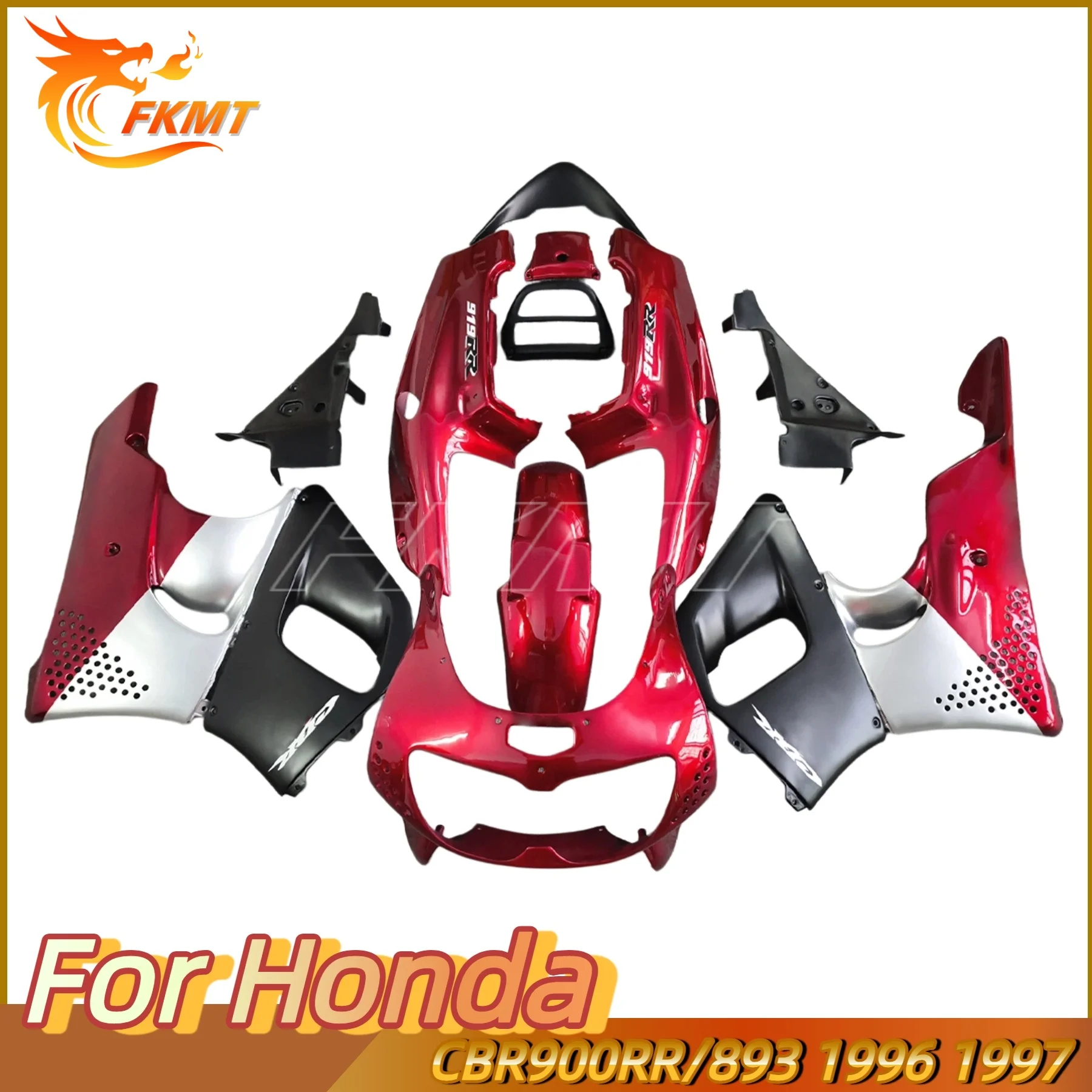 

ABS Motorcycle Fairing for HONDA CBR900RR CBR893RR 1996 1997 Year Fairings Kit CBR 893 RR 96 97 Bodyframe Housing Bodywork