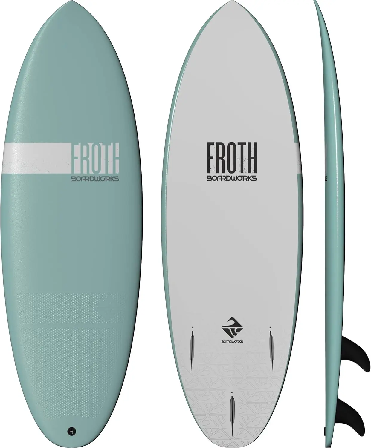 

Soft Top Surfboard – Wakesurf Board – 3 Colors