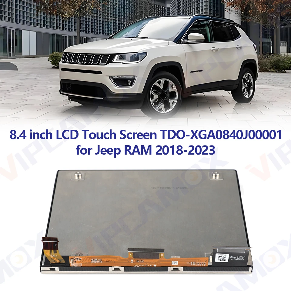 

8.4" Uconnect 4UAV LCD Touch Screen Display for Jeep RAM 2018-2022 TDO-XGA0840J00001 Jeep Grand Cherokee Car Display Replacement