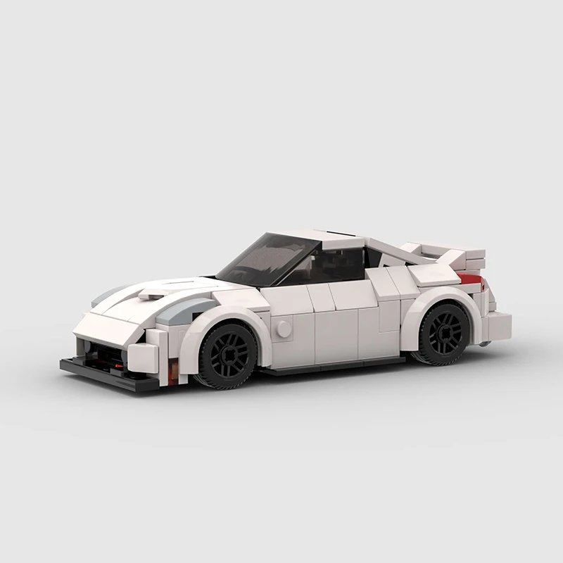 206pcs 350Z Moc Speed Champions Racer Cars City Sports Vehicle Building Blocks Creative Garage Toys for Boys