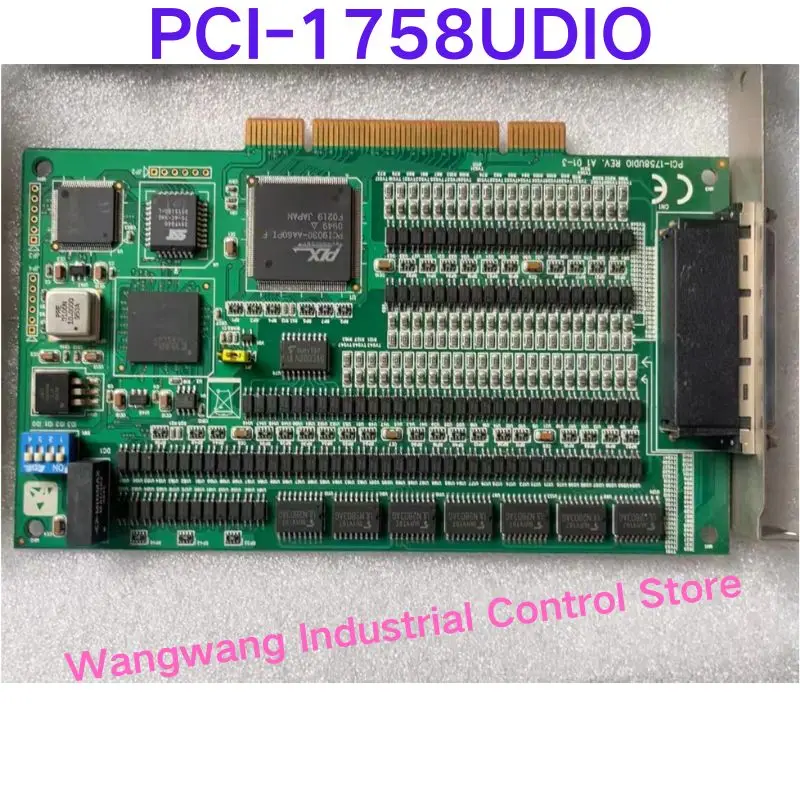 Second-hand test OK , PCI-1758UDIO Acquisition Card Isolated Digital Input/Output Card