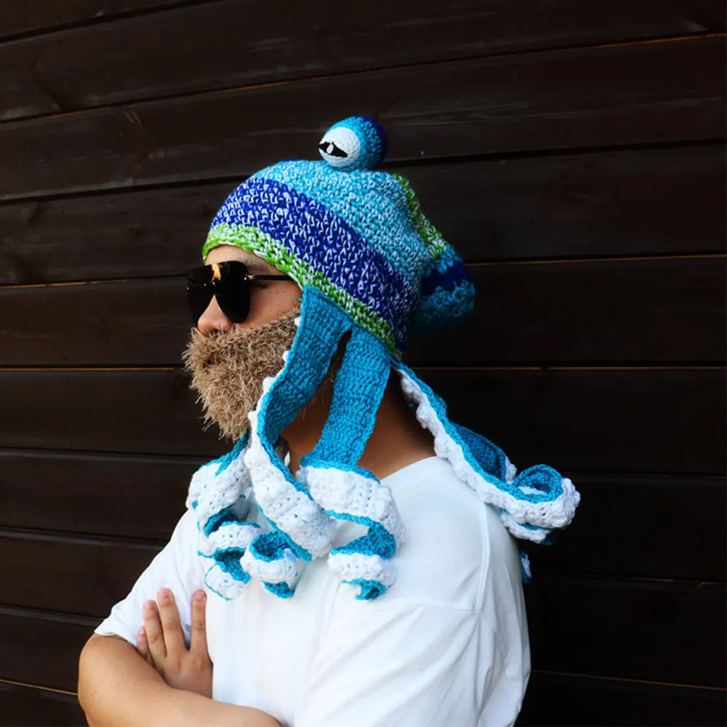 Stay Stylish And Warm In Beanie Cap Winter Fashion Trend Winter Inter Hats Octopus Long Cap