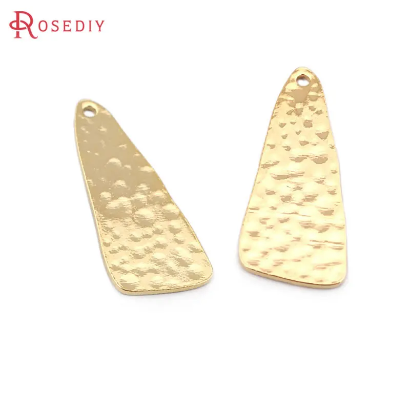 

10PCS 18K Gold Color Dot Pattern Irregular Shape Charms High Quality Earrings Diy Jewelry Accessories Rosediy official-website