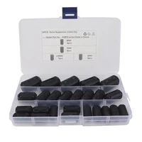 Abrazadera de conector de Cable de 25 piezas, Kit de abrazadera de anillo de núcleo de ferrita de 3,5mm/5mm/7mm/9mm, anillo de núcleo de filtro EMI RFI, filtro magnético de ruido EMI