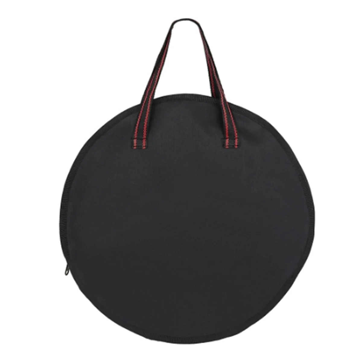 10 Inch Black Oxford Cloth Drum Bag Portable Drum Mute Pad with Handbag Drumhead Board Bag-Holiday Fun