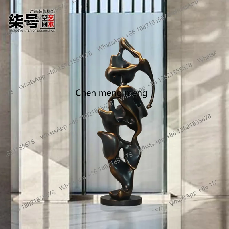 M07 New Chinese Taihu stone ornament creative floor sculpture living room large simulation decoration