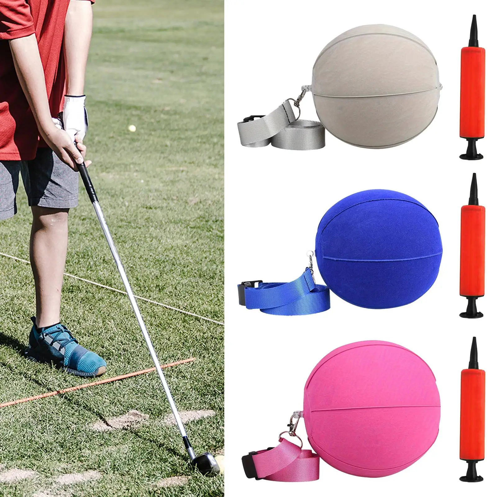 Golf Swing Trainer Ball Aid Golf Smart Ball Practice Ball Sports Swing Assistant for Golfer Adult Men Women Beginner Player