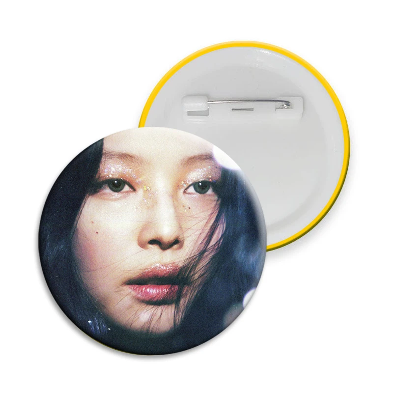 KPOP JENNIE Solo Album RUBY Enamel Pin Creative Brooch Lapel Pins Metal Badge for Bag Clothes Decor Jewelry Accessories Gifts