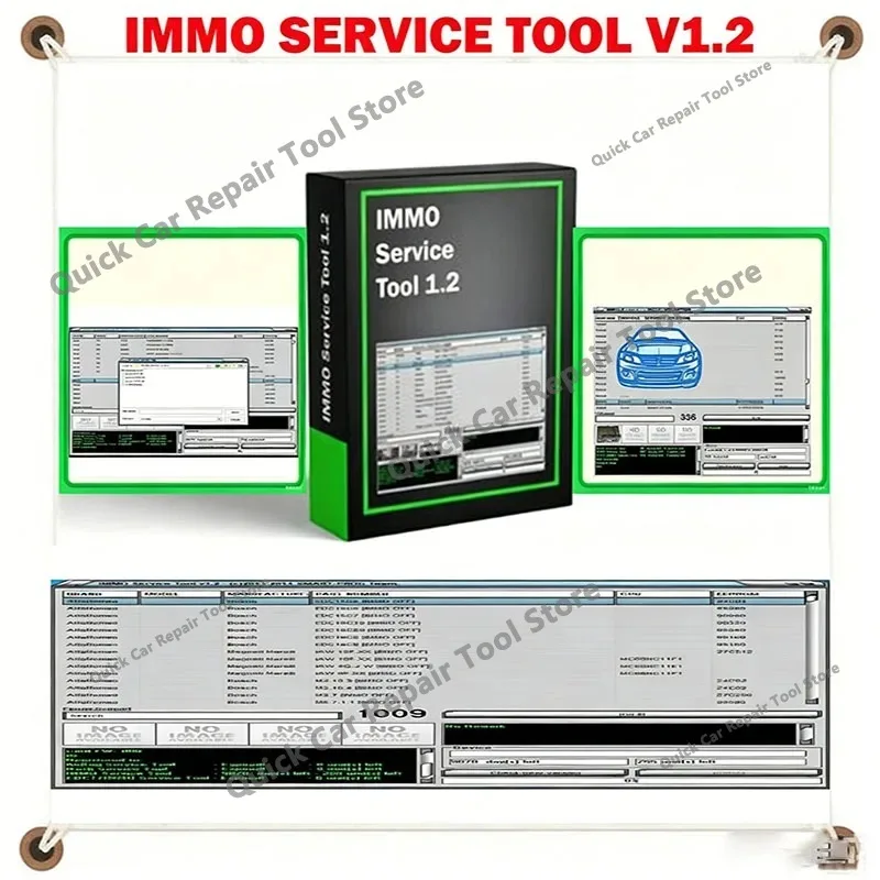Latest Selling OBD Edc 17 OBD2 scanner IMMO SERVICE TOOL V1.2 PIN Code and Immo Off Works Without Registration IMMO SERVICE 1.2