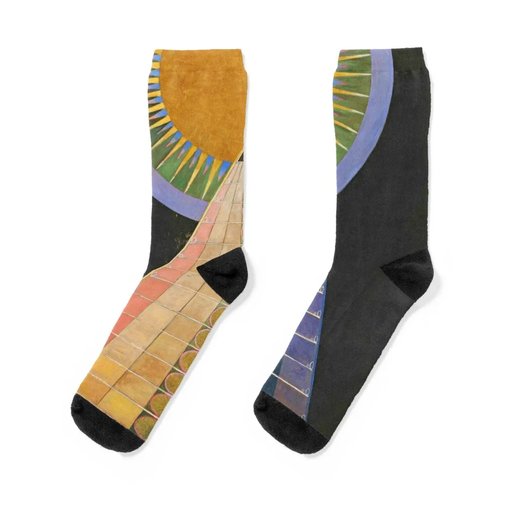 

Hilma af Klint - Altarpiece Socks gym golf heated custom Women Socks Men's