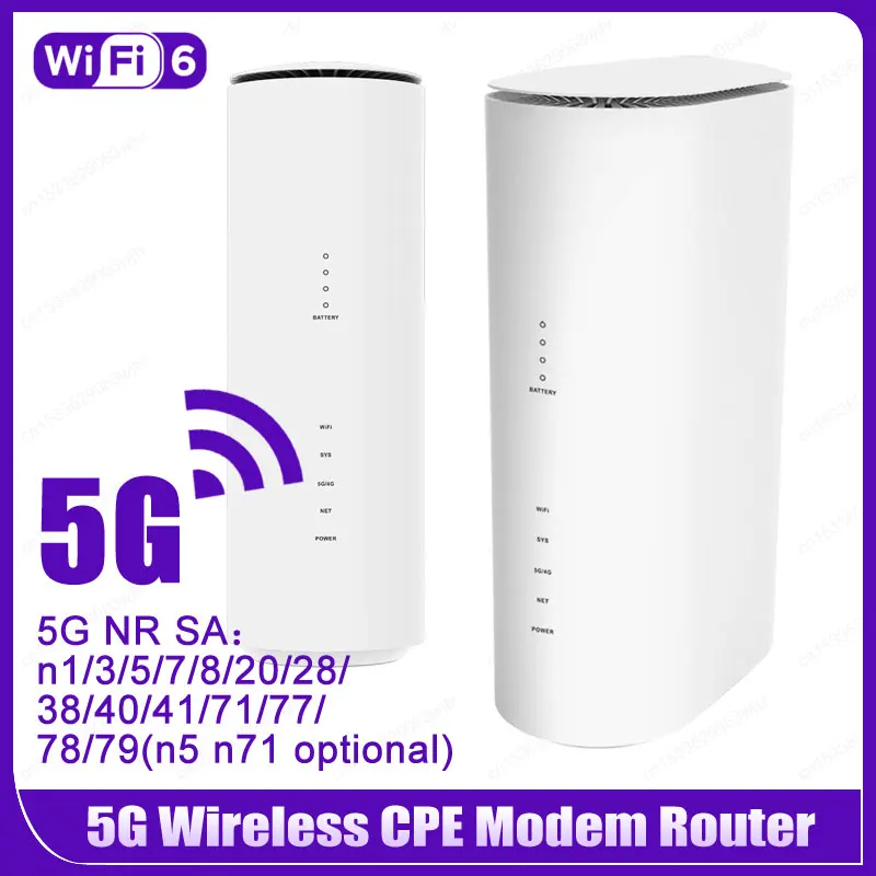 5G SIM Router LT500 Wireless Hotsport Router 1800 Mbps Wifi6 Gigabit LAN CPE Modem Router for Home Office Wifi Extender