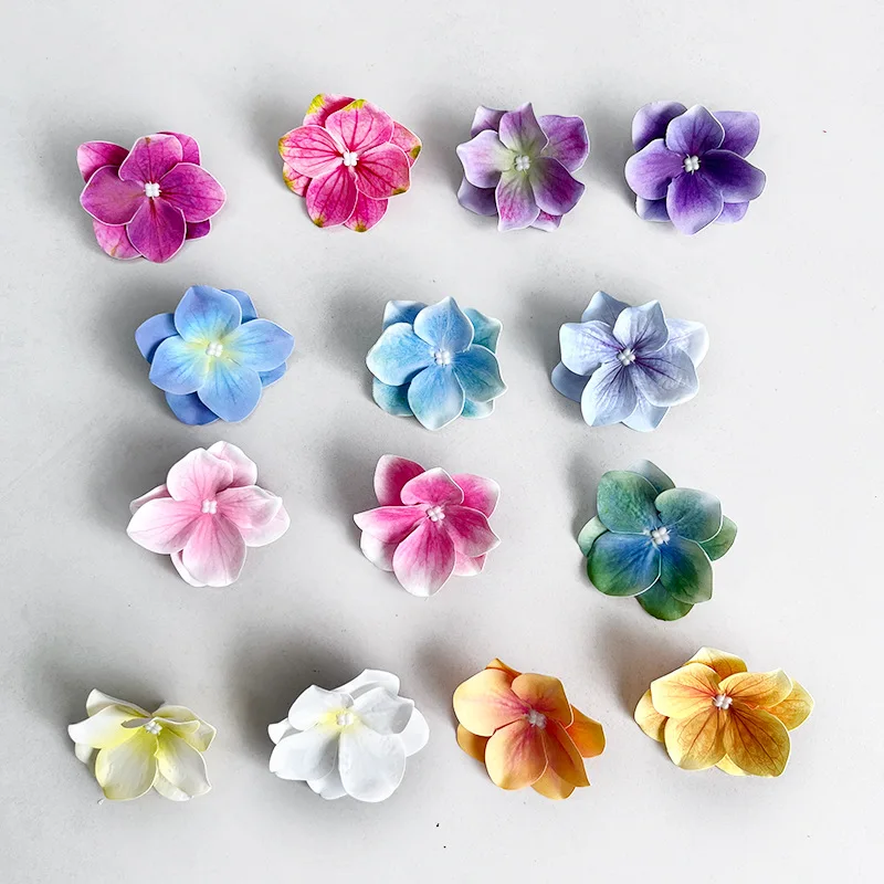 

50pcs Hydrangea Head Sweet Hair Accessories Clothing Accessories Festival Party Scene Decoration Carnival Makeup Ball DIY Props