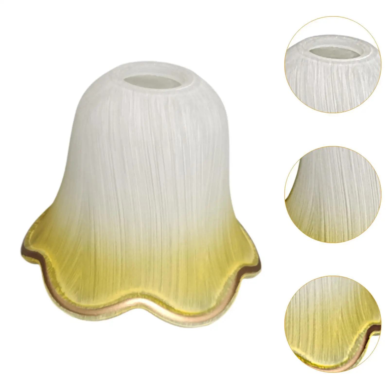 Glazen lampenkap kroonluchter schaduw past op E14 moderne vervangende hoes voor schansen