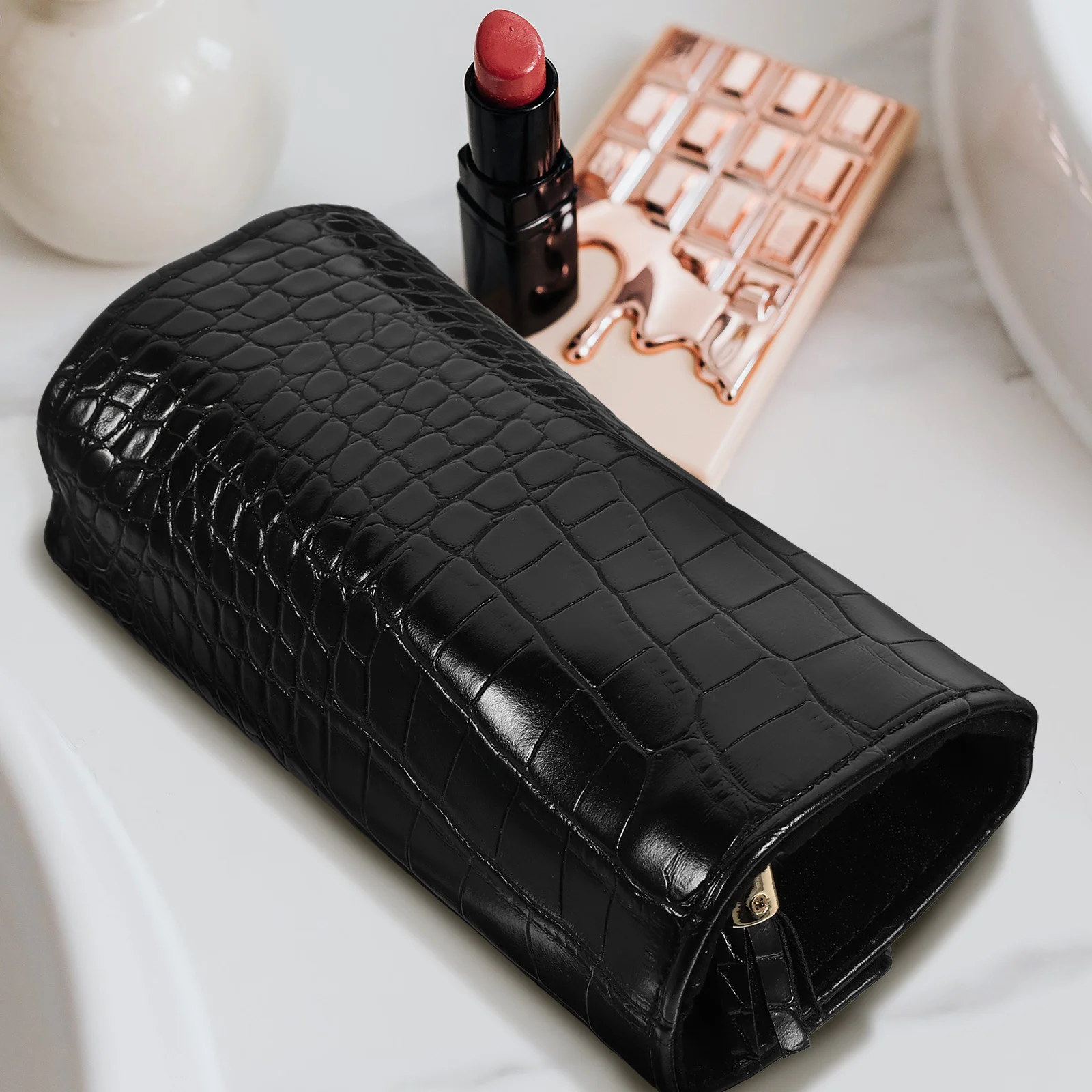 

Jewelry Storage Roll Bag Small Portable Travel Organizer For Necklace Earrings Rings Bracelet Foldable Dustproof Pouch Compact