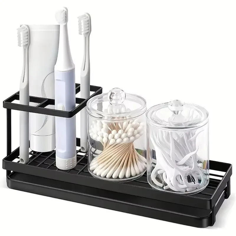 Organizador  baño independiente de cepillo  dientes de acero inoxidable para productos  pasta  dientes, soporte