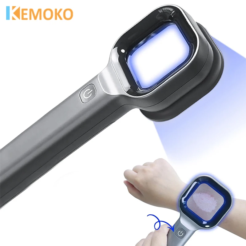 

Woods Lamp Skin Analyzer Beauty Facial Testing for Skin UV Magnifying Wood Lamp Light Face Analysis Detection Skin Care Portable
