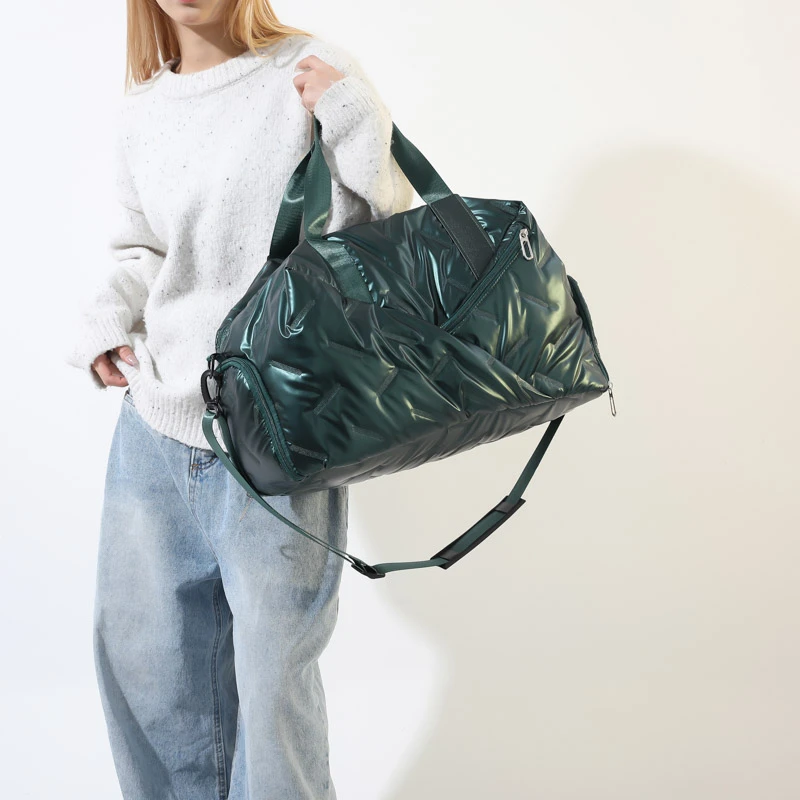 Hohe Kapazität Paar Stil Baumwolle Kleidung Tasche Reise Sport Fitness Trocken Nass Trennung Handtasche Freizeit Vielseitige Schulter Taschen