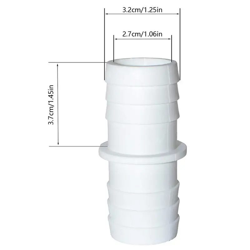 Pool-Vakuumschlauch-Adapter, 32 mm Schlauchanschluss für Pool-Vakuum-Schlauchklemme und Schlauchzubehör für Aquarium und Schwimmbad