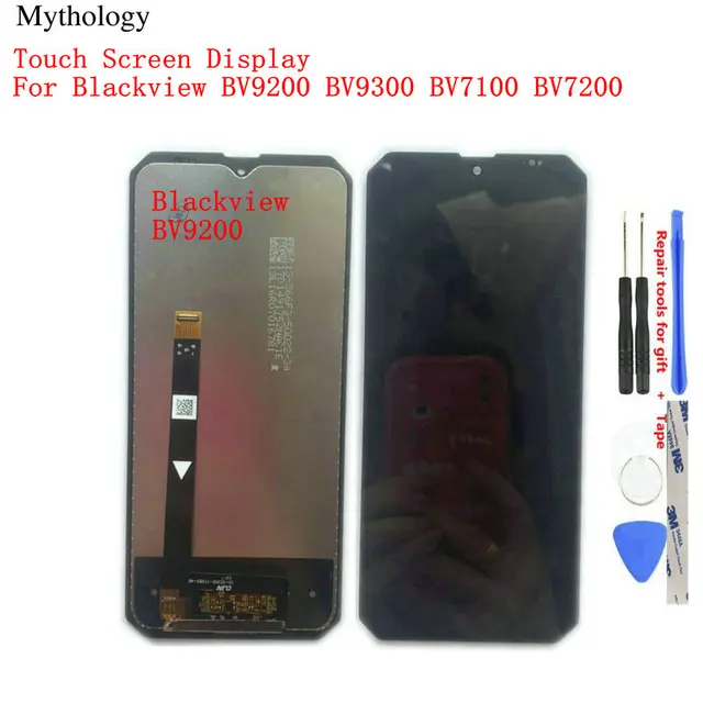 LCD dla Blackview BV9200 BV9300 BV7100 BV7200 Wyświetlacz dotykowy Akcesoria do telefonów komórkowych