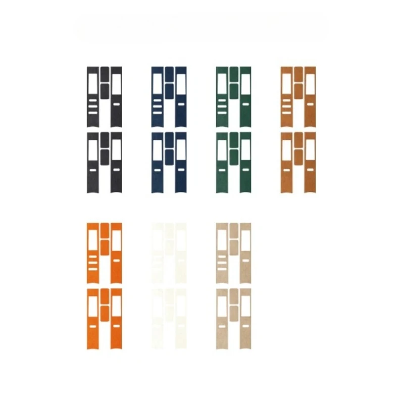 Per Changan DEEPAL G318 2024 Alcantara Pelle Scamosciata Pulsante Porta Adesivo Decorativo Interni Auto Accessorio Modificato