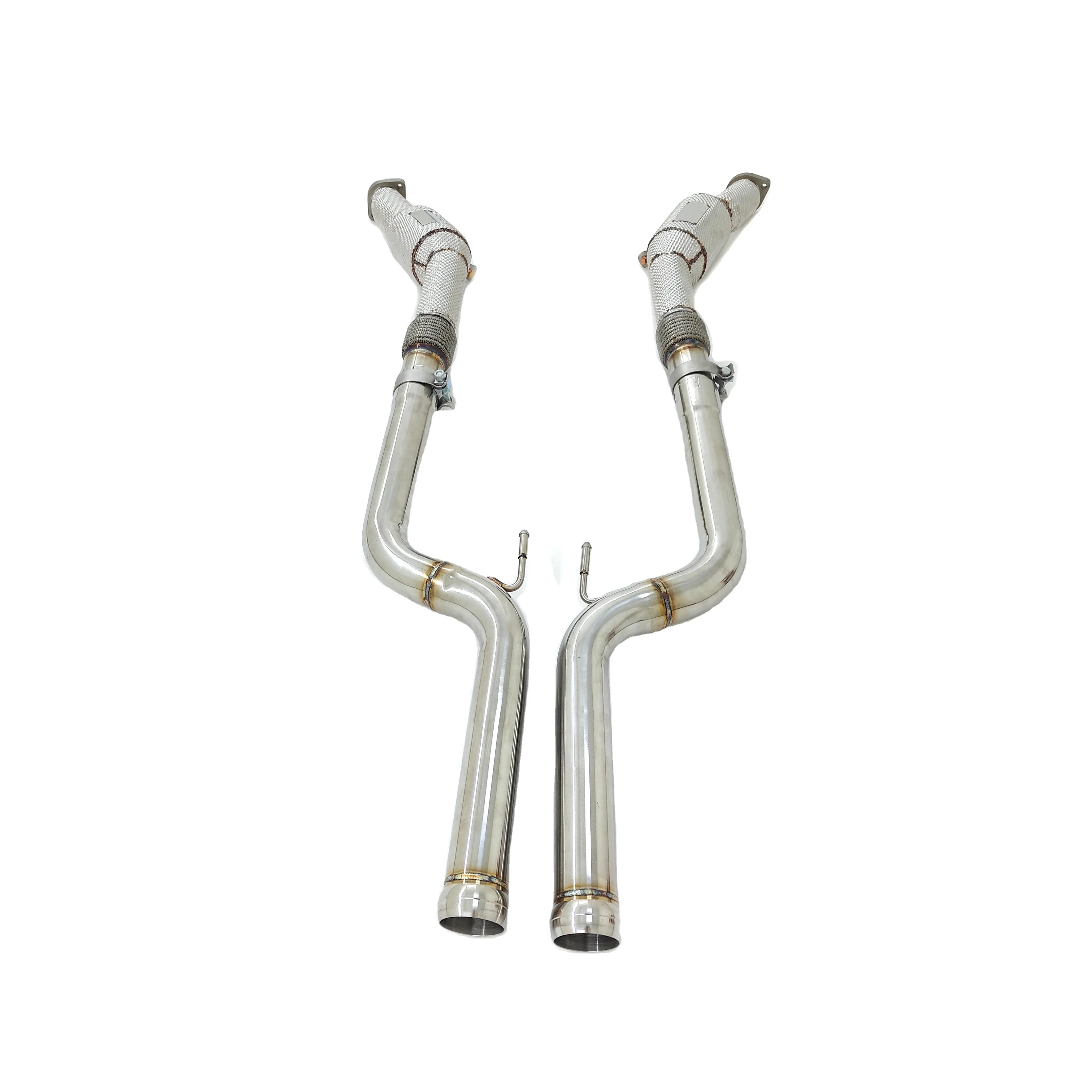 

Hot Selling CSZ Performance Upgrade Exhaust System Downpipe for Mercedes Benz S63 Coupe C217 M157 5.5T Catalytic Catted Downpipe