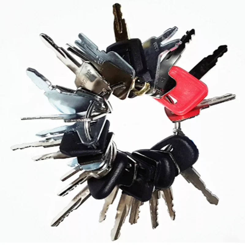 23 Keys Heavy Equipment Construction Ignition Key For Caterpillar Volvo BOBCAT Hitachi Komatsu Excavator Backhoe Forklift p0p