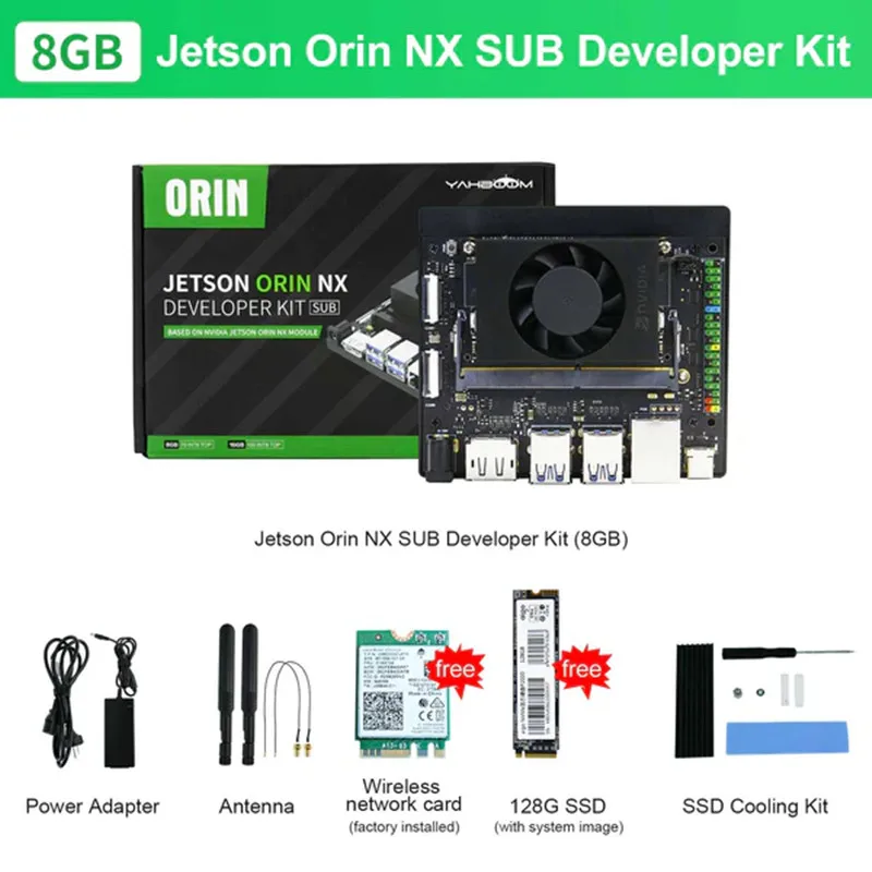 Jetson Orin NX SUB Developer Kit with 8GB/16GB RAM Based On NVIDIA Core Module For ROS AI Project Performance Deep Learner