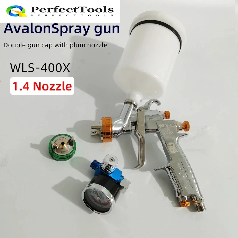 Avalon WLS-400X Spray Gun Car Color Paint Spray High Atomization 1.4mm Nozzle Body Repair Spray Tool