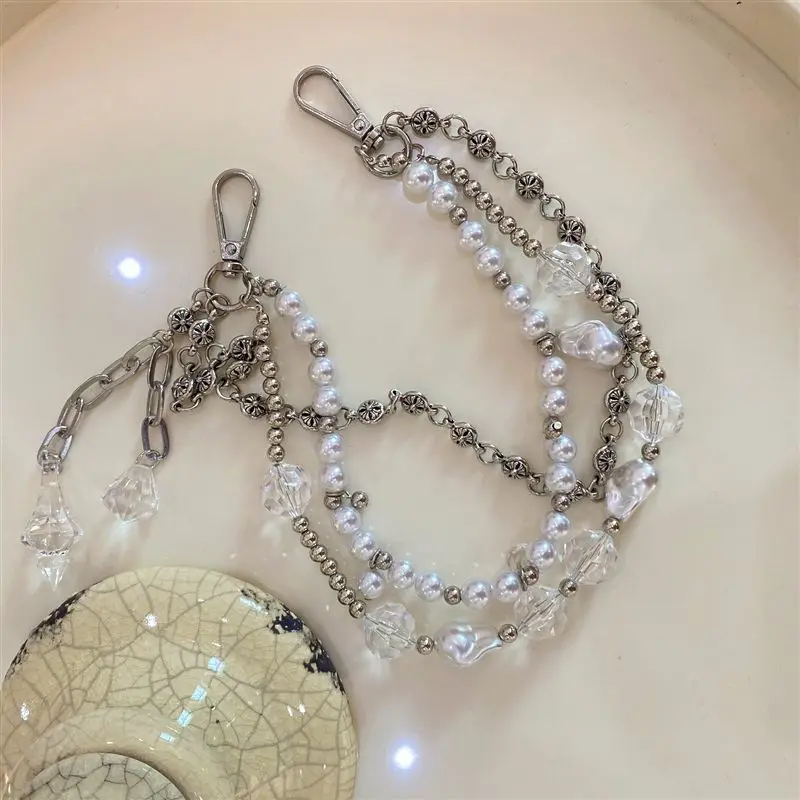 Retro Fashion Versatile Bag Chain Accessories Chain Bag Strap Accessory Punk-Style Multi-Layer Chain Pendant Women's New Style