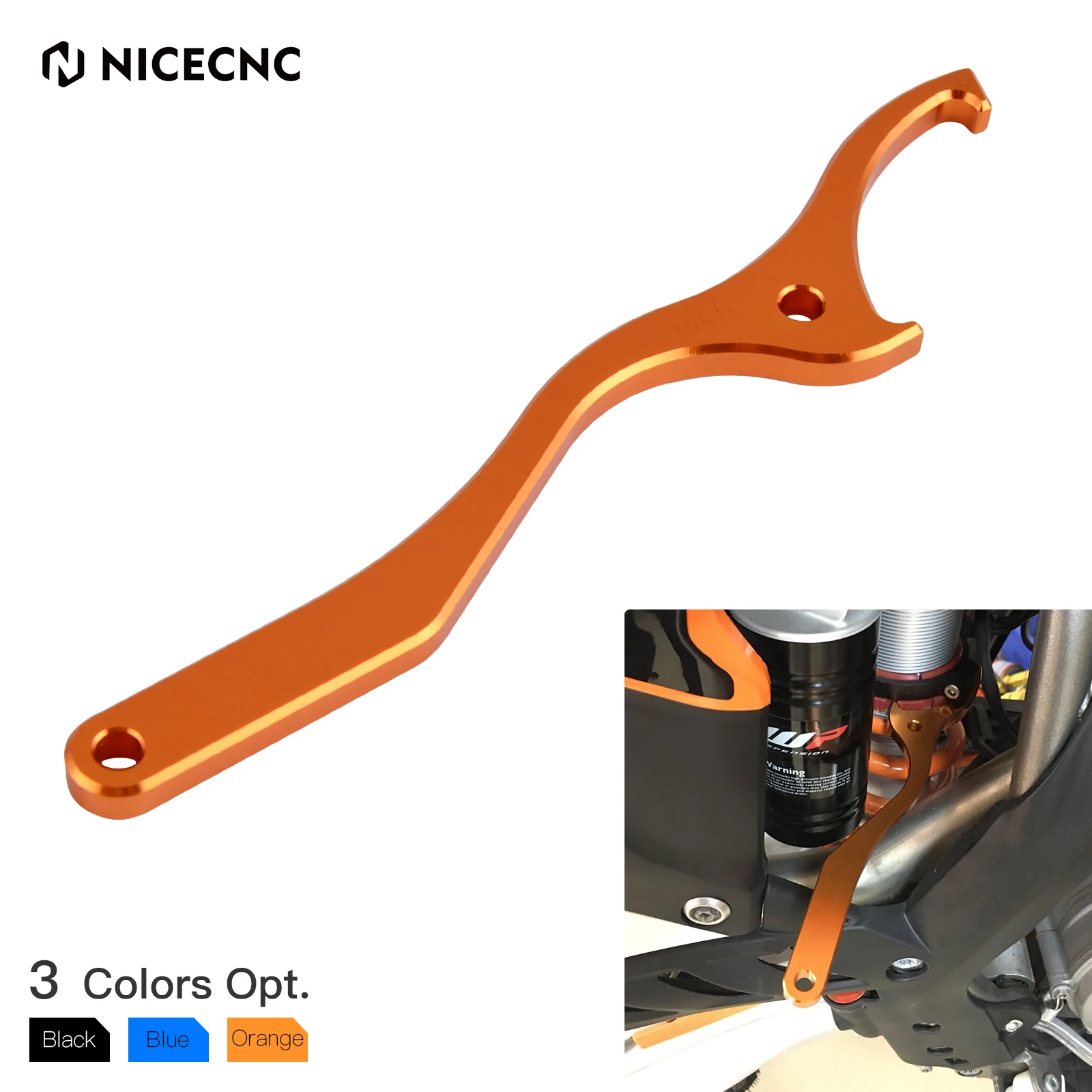 

For KTM 125 200 250 300 350 400 450 500 EXC XCW XC SX SXF XC 2012-2015 Husqvarna TE FE TC CNC Rear Damping Shock Spanner Wrench