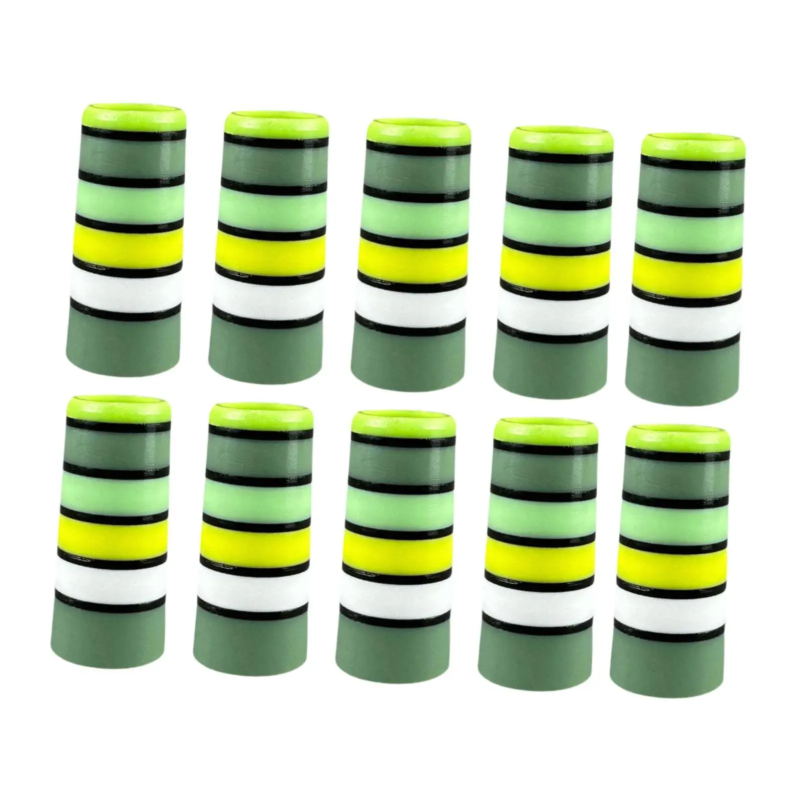 

10 Pieces Golf Shaft Ferrules Sleeves for Tapered Shaft Taper Tip Iron Wedge