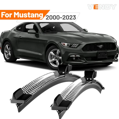 Imagen 1 del producto Para Ford Mustang 2000-2023 Mach-E Mach E 2021-2023 2005 2006 2007 2017 2010 2 uds limpiaparabrisas delantero limpiaparabrisas