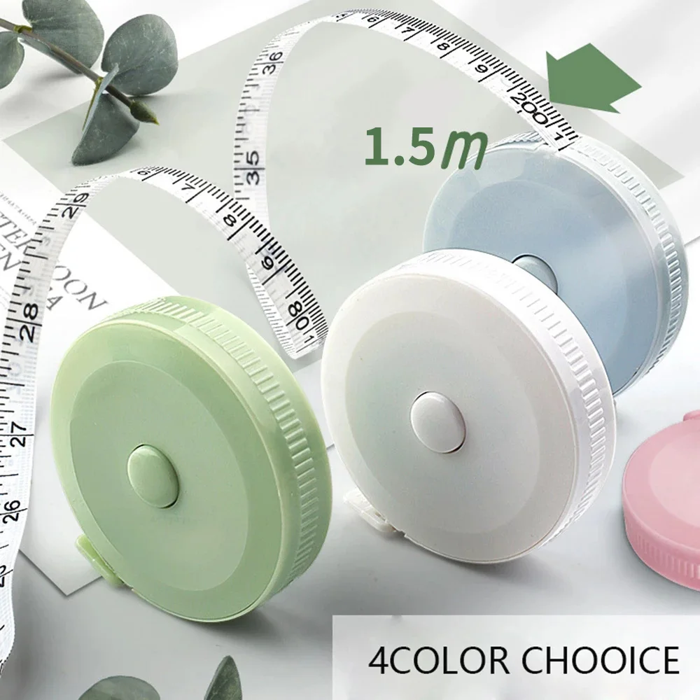 1 PCS 150cm Tape Measures Portable Retractable Ruler Children Height Ruler Centimeter Inch Roll Tape