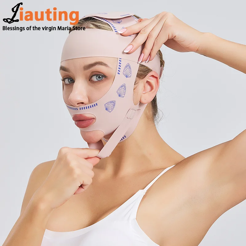 Women Chin Cheek Face Slimming Bandage Lift Up Belt Bilayer V Line Face Shaper Facial Anti Wrinkle Strap Skin Care Beauty Tools