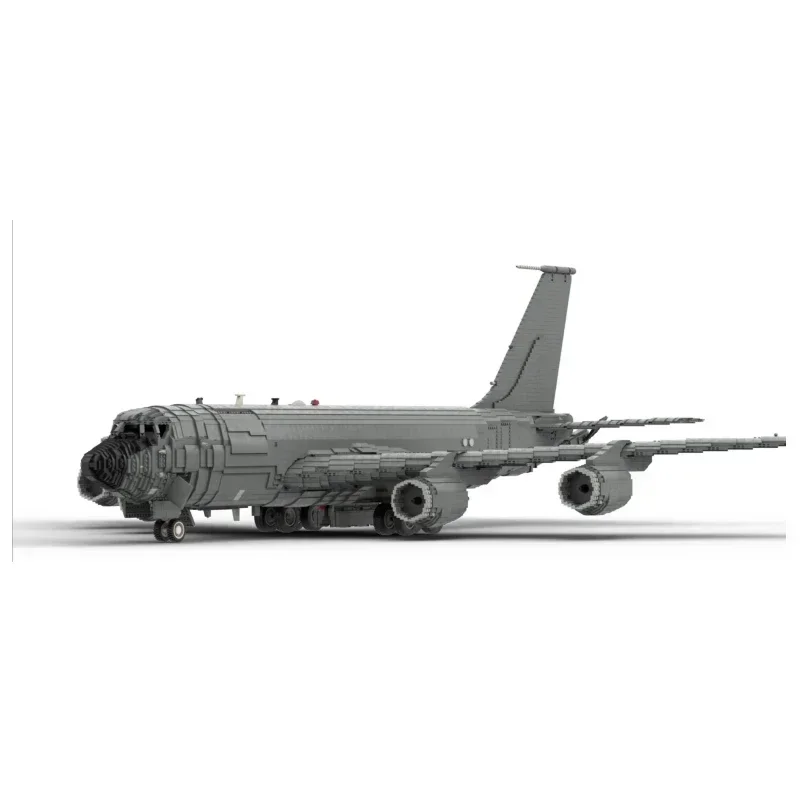 Moc Bouwstenen Militair Gevechtsmodel Ww2 KC-135R Vliegtuigtechnologie Modulaire Blokken Cadeau Kerstspeelgoed Diy Sets Assemblage