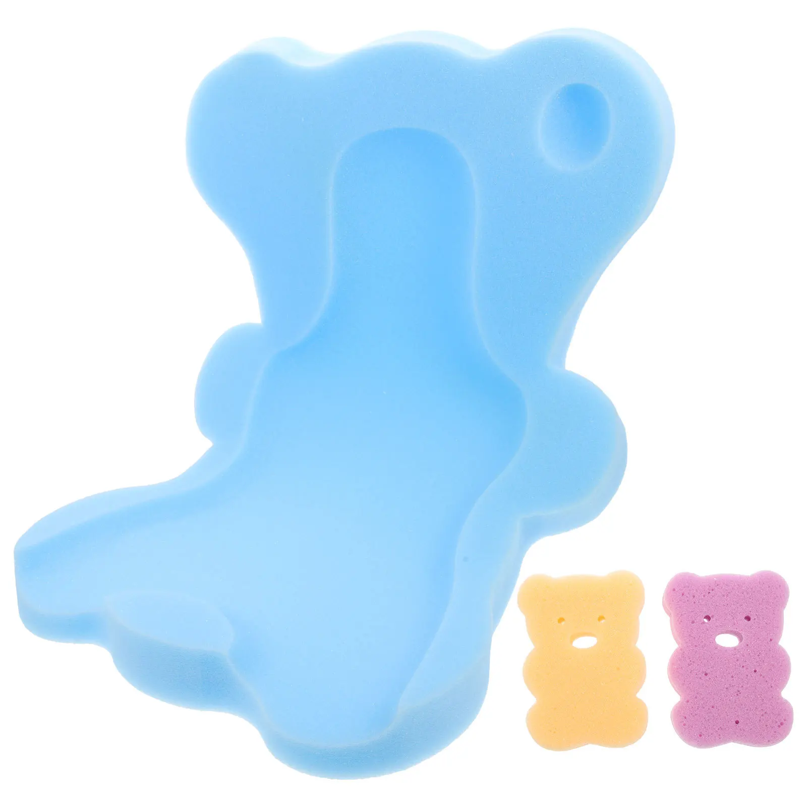 

Детская подушка для ванны, мягкая губка из искусственной кожи, разные цвета, коврик для младенцев, поддержка ванны для новорожденных, нескользящая губка для малышей, подушка для душа для младенцев