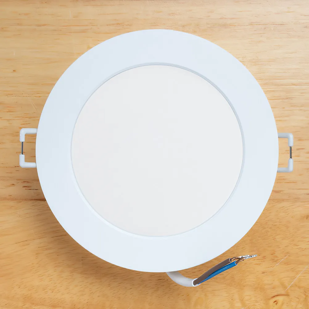 6Pcs Ceiling Light Accessories Lampshade Diffuser Round 99Mm Drum Lampshade Diffuser Sheet White DIY Light Reflector Cover
