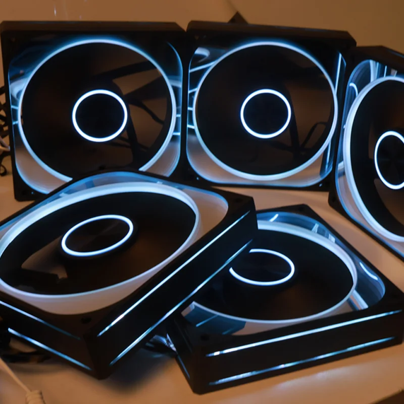 LOVINGCOOL Star Abyss RS Pro PC Fan 120MM ARGB PWM Temperature Control Super Large Surround Infinity Mirror Computer Case Fan image 5