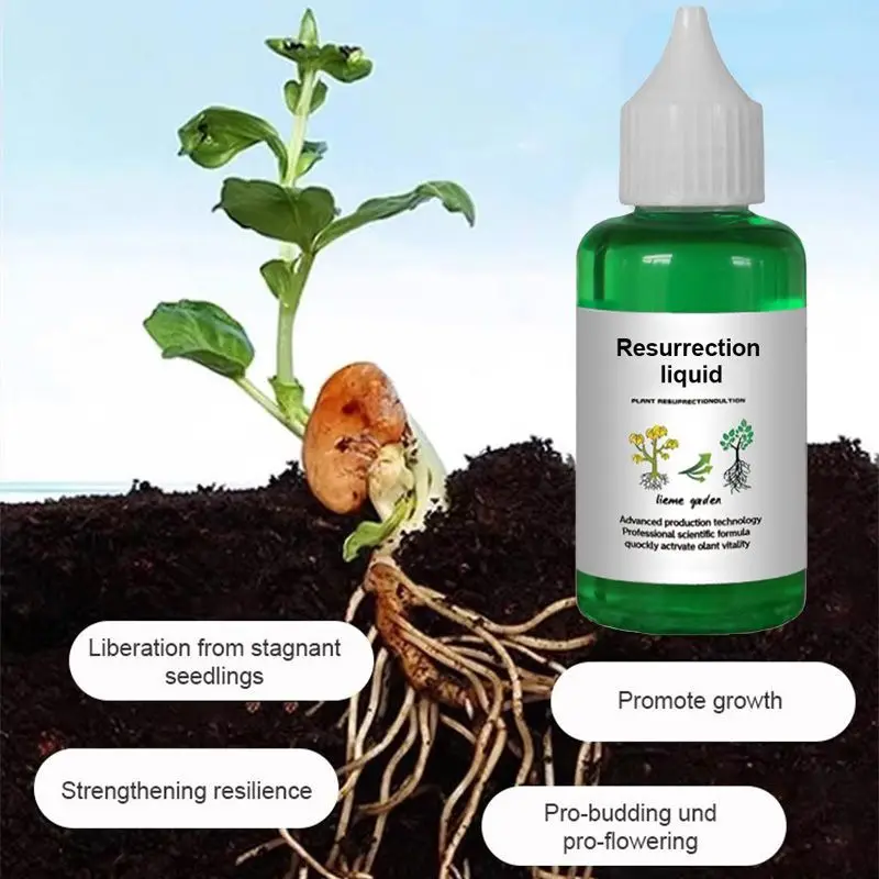 

50/100ML Plant Nutrient Promote Sprouting Rapid Flowering Fast Potting Rooting Plant Nutrient Solution Supplement Garden Tool