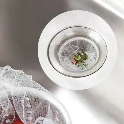 

30/100Pcs Household Food Residue Sink Strainer Disposable Filter For Sink Sewer Kitchen Cleanning Sink No Dirty Hand Strainer