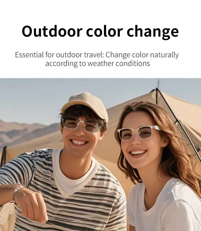 KOIPSSE Smart-Brille, schwarze Technologie, hochwertige Outdoor-Sportarten für Erwachsene, Strand, Fahren, integrierte Lautsprecher, Musik spielen, Dual-Touch-HIF – Detail 7