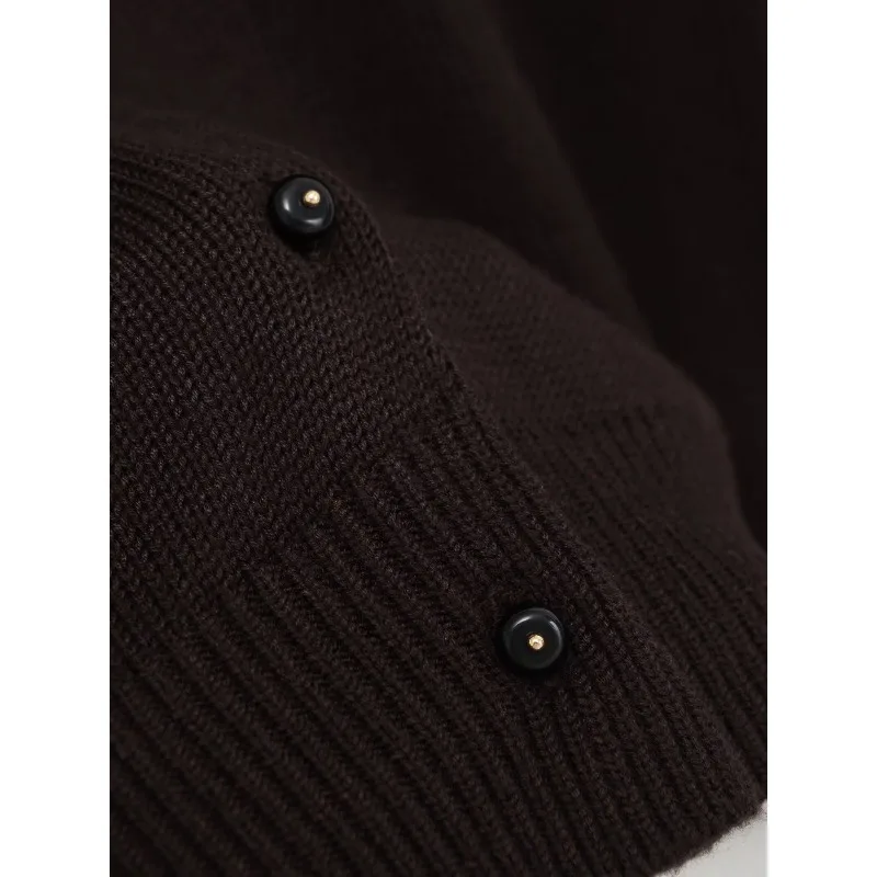 Vesten Voor Vrouwen Trui Bruin Elegante Outerwears Gebreid Vest Gezellige Truien Vrouw Vest Truien Femmes Y2K Top Crop