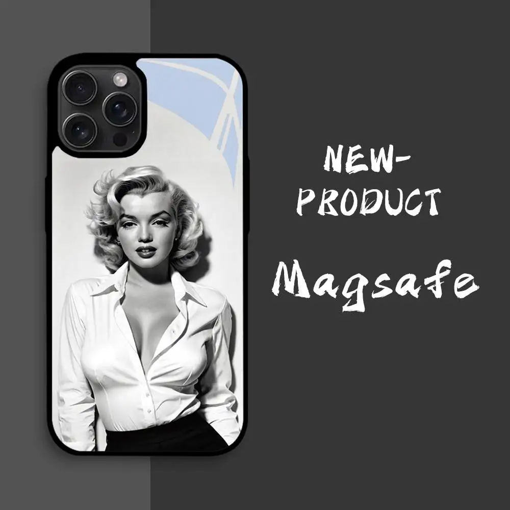 Чехол для телефона M-Marilyn Monroes IPhone 16 15 14 13 12 11 Pro Xs Max Mini XR X 7 8 Plus Luxury Mirror Hard Фото №6