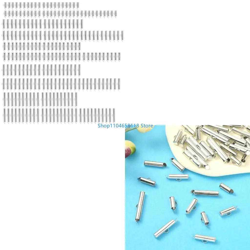 

250 шт. Сделайте DIY Ювелирные изделия. Слайды Слайд на конец застежки для браслетов с серьгами