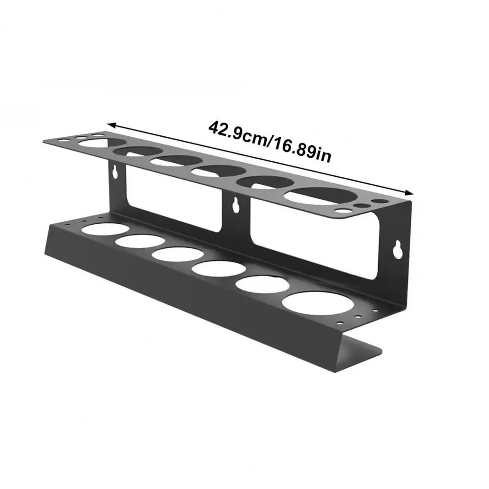 Space Saving Tool Rack Tool Rack Wall Mounted Wall Mounted Grease Cartridge Holder Metal Lubricant Tube Organizer for Easy