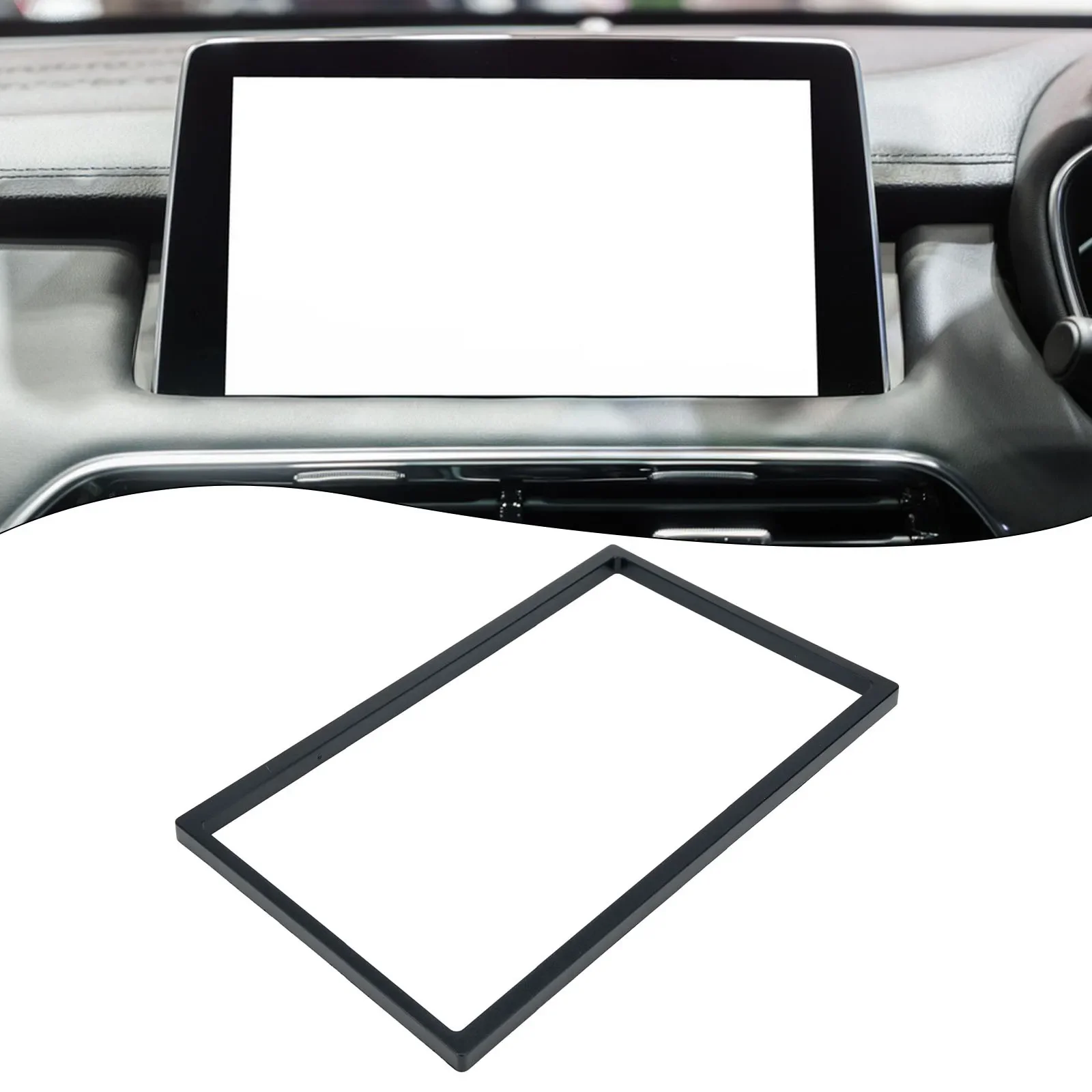 

1pc Car Stereo Radio Panel ABS Plastic Frame Panel 2 DIN Mount For 7-inch Slim Large Screen Radio Installation Car Accessories