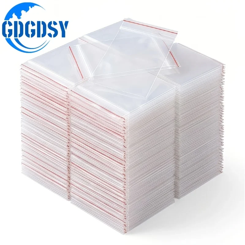 500pcs Plastic Bags, Packaging Bags, Top Seal, Self-Seal Bag, Rectangle, Clear, 2.36 X 3.15 inch