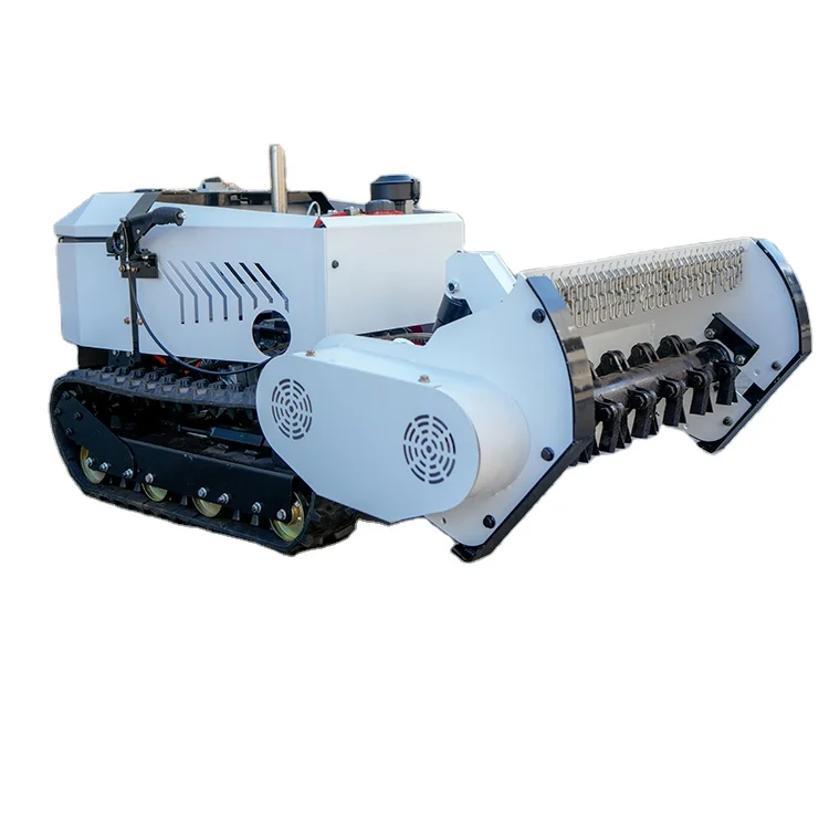 CE Euro5 EPA Heavy Duty 800mm 1000mm 1200mm Cutting Width Remote Control Robotic RC Flail Mower for Slope